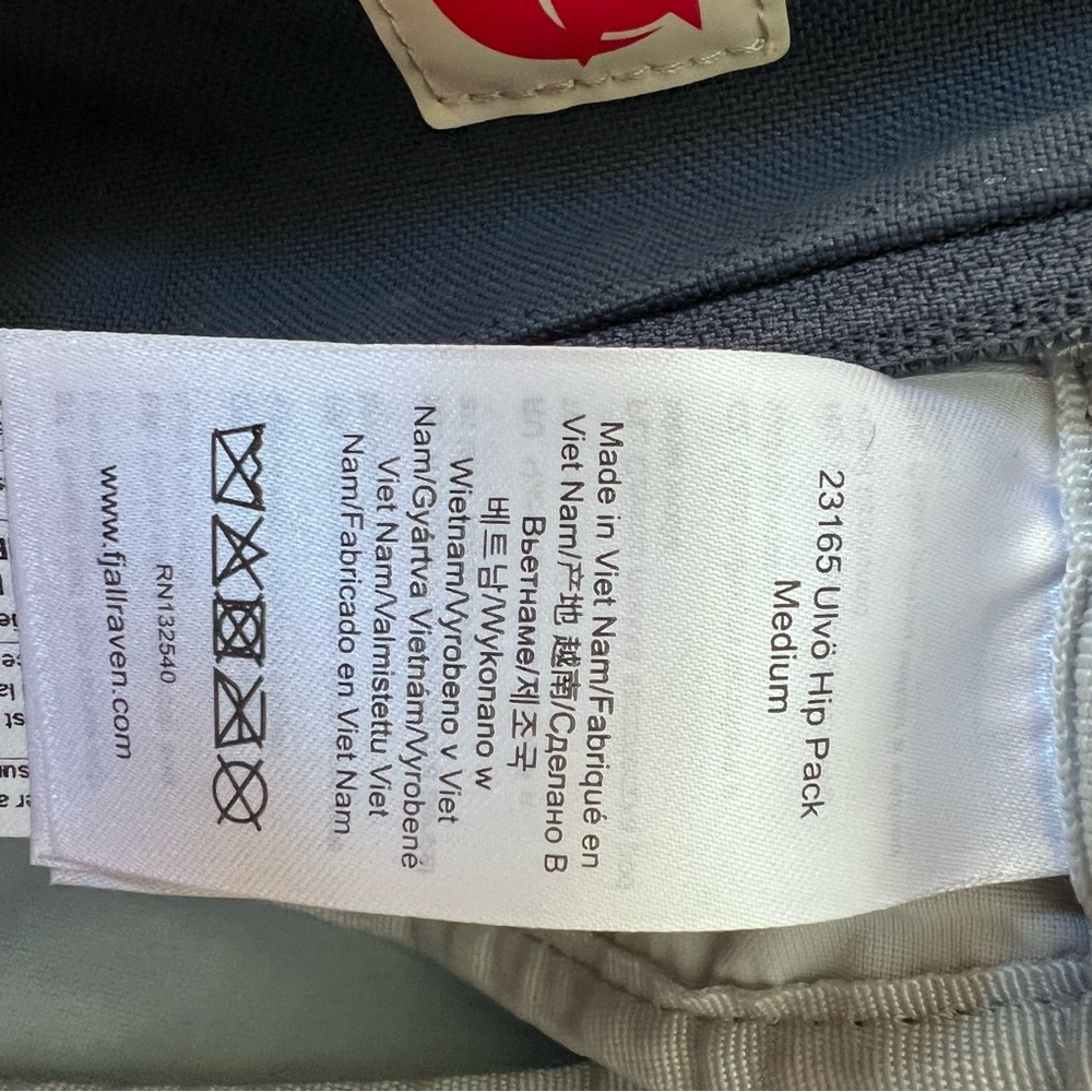 Fjallraven Ulvo Hip Pack Medium in Mountain Blue - Picture 7 of 8